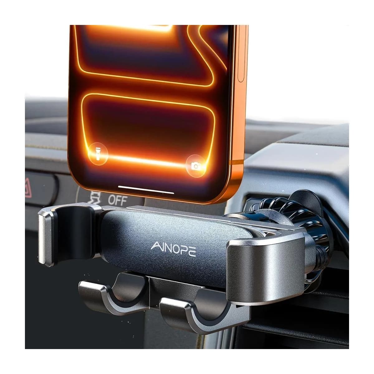 AINOPE Phone Holder Car Vent 2026 Gravity Air Vent Car Phone Holder Mount with Newest Vent Clip Hand Free...