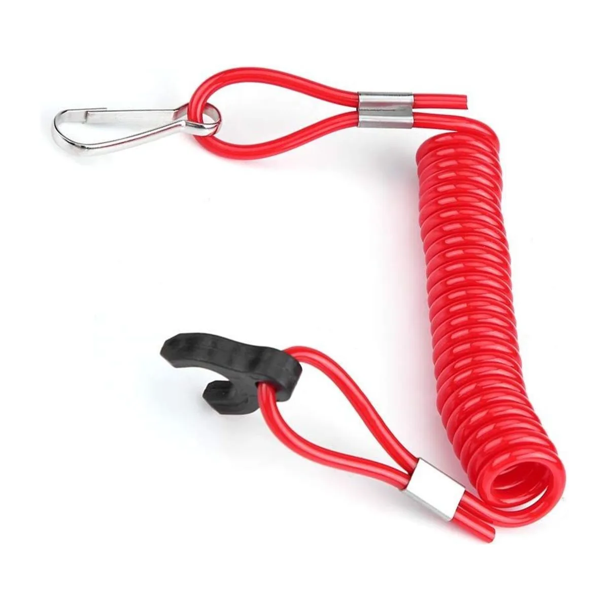 Waterproof ABS Plastic Outboard Engine Stop Switch Key Lanyard